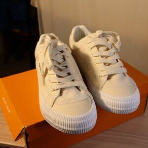 Rocket Dog Women's Cherry Platform Sneakers Fleece Size 8.5 - Off-White